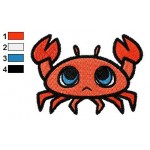 Free Animal for kids Crab Embroidery Design
